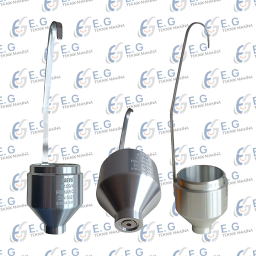 Bevs DIN CUP Daldırma Tipi Viskozite Akış Kontrol Kabı Frikmar Cup DIN 53211